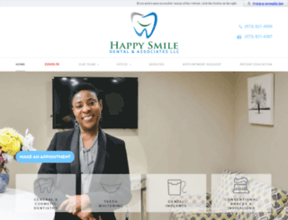 happysmiledentalnj.com screenshot