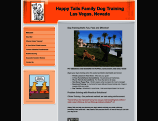 happytailsfamilydogtraining.com screenshot