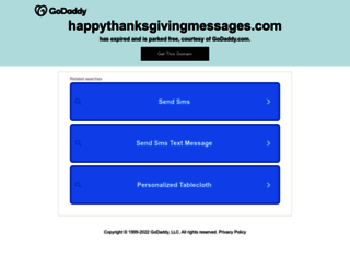 happythanksgivingmessages.com screenshot