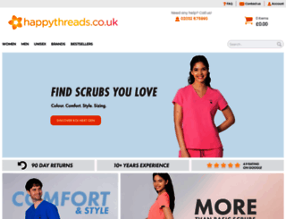 happythreads.co.uk screenshot