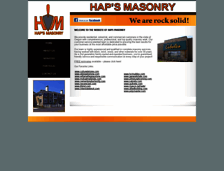 hapsmasonry.com screenshot