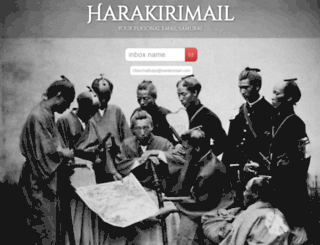 harakirimail.com screenshot