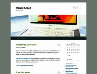 haraldangell.wordpress.com screenshot