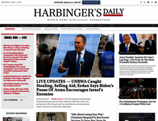 harbingersdaily.com screenshot