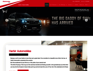 harbirautomobile.com screenshot