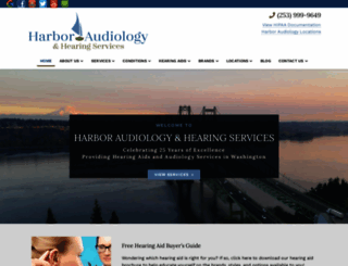 harboraudiology.com screenshot