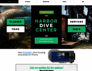 harbordive.com screenshot