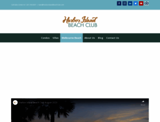 harborislandbeachclub.com screenshot