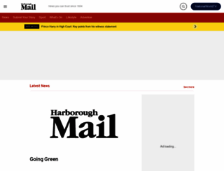 harboroughmail.co.uk screenshot