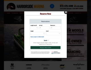 harborsidemarina.com screenshot