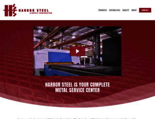 harborsteel.com screenshot