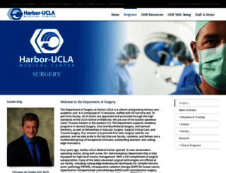 harboruclasurgery.com screenshot