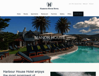 harbourhousehotel.co.za screenshot