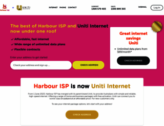 harbourisp.com.au screenshot