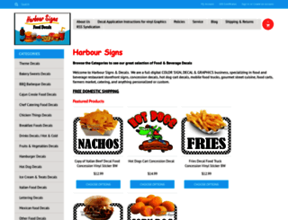 harboursigns.com screenshot