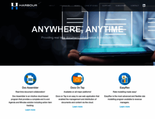 harboursoftware.com.au screenshot