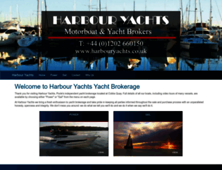 harbouryachts.co.uk screenshot