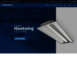 harcroftlighting.com.au screenshot