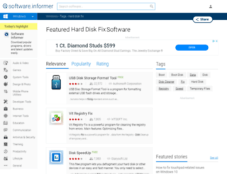 hard-disk-fix.software.informer.com screenshot