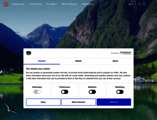 hardangerfjord.com screenshot