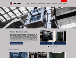 hardee.com.br screenshot