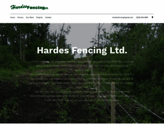 hardesfencing.com screenshot