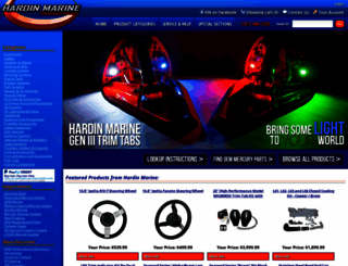 hardin-marine.com screenshot