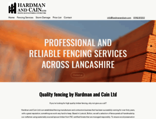 hardmanandcain.com screenshot