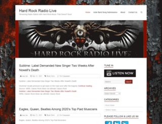 hardrockradiolive.com screenshot
