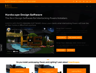 hardscapedesignsoftware.com screenshot