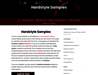 hardstylesamples.com screenshot