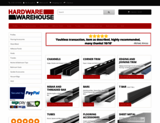 hardware-warehouse.co.uk screenshot