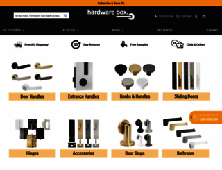 hardwarebox.com.au screenshot