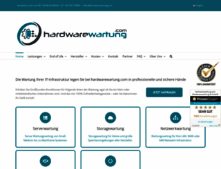 hardwarewartung.com screenshot