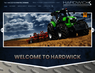 hardwickagricultural.co.uk screenshot