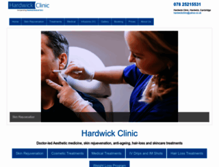 hardwickclinic.co.uk screenshot