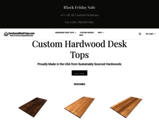 hardwooddesktops.com screenshot