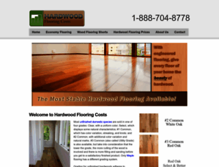 hardwoodflooringcosts.com screenshot