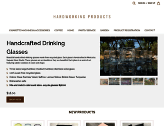 hardworkingproducts.com screenshot