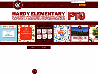 hardyelementary.org screenshot