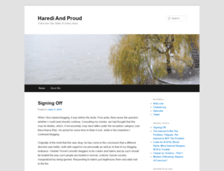 harediandproud.wordpress.com screenshot
