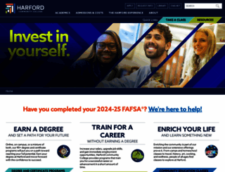 harford.edu screenshot