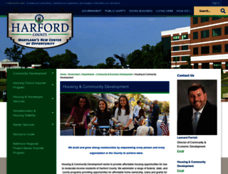 harfordhousing.org screenshot