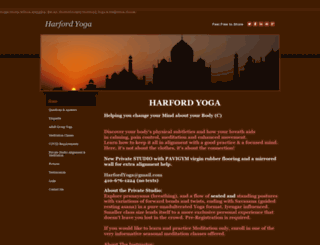 harfordyoga.com screenshot