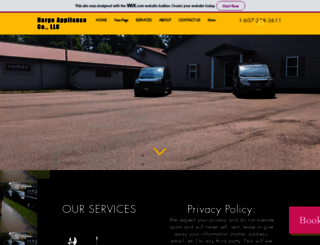 hargoappliance.com screenshot