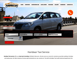 haridwartaxi.com screenshot