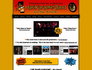 harikaraokeband.com screenshot