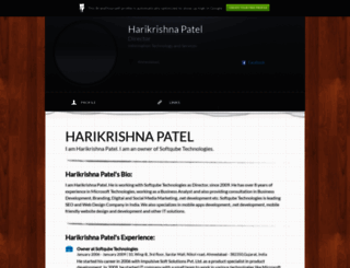 harikrishnapatel.brandyourself.com screenshot