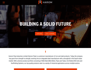 hariompipes.com screenshot