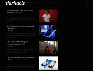 harkable.com screenshot